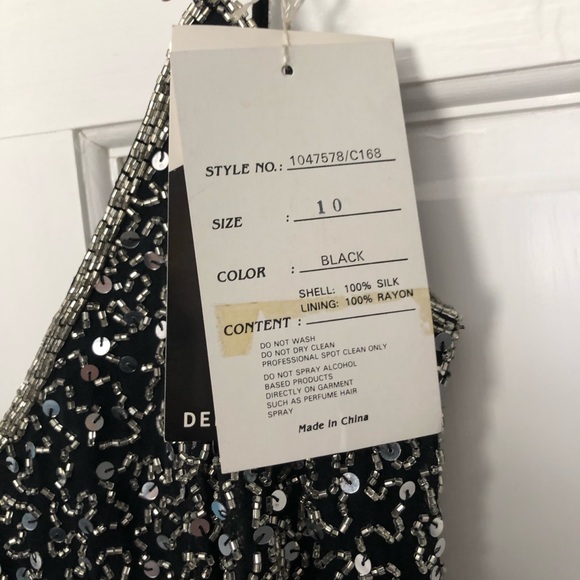 Vintage fully beaded dress, 6 - Picture 3 of 11